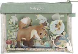 Little Dutch schrijfwarenset Forest Friends - Etui met inhoud - Bambolino Toys