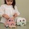 Little Dutch - Speelgoed auto met caravan FSC