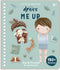 Little Dutch sticker- en aankleedboek Dress me up Jim, Forest Friends - Bambolino Toys