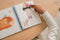 Little Dutch sticker- en aankleedboek Dress me up Jim & Friends - Bambolino Toys