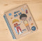 Little Dutch sticker- en aankleedboek Dress me up Jim & Friends - Bambolino Toys