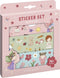 Little Dutch stickers Rosa & Friends - 3 stickervellen met speelachtergrond - stickerset
