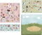 Little Dutch stickers Rosa & Friends - 3 stickervellen met speelachtergrond - stickerset