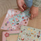 Little Dutch stickers Rosa & Friends - 3 stickervellen met speelachtergrond - stickerset