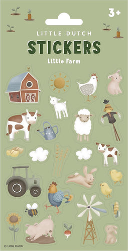 Little Dutch stickervel Little Farm - stickers boerderij