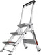 Little Giant veiligheidstrap 68 cm - 3 treden met beugel - belastbaar tot 150 kg - Little Giant werktrap - inklapbare trap