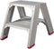 Little Jumbo 4741000202 SuperPRO Dubbele trap - Aluminium - 2 x 2 treden - max. werkhooogte 2.45 m.