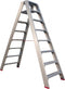 Little Jumbo 4741000202 SuperPRO Dubbele trap - Aluminium - 2 x 2 treden - max. werkhooogte 2.45 m.