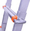 Little Jumbo Waku Model 0 Telescopische vouwladder - max. werkhoogte 3.48m - 4x3 sporten