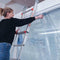 Little Jumbo Waku Model 0 Telescopische vouwladder - max. werkhoogte 3.48m - 4x3 sporten