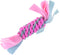 Little rascals puppy flostouw spoel met fleece roze - Default Title