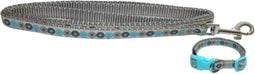 Little Rascals Puppyhalsband - met Lijn - Blauw