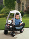 Little Tikes Cozy Coupe Politie Auto Loopauto - Zwart