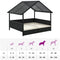 vidaXL - Hondenhok - met - kussen - poly - rattan