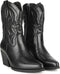 POSH by Poelman Juul - Cowboy-Stiefelette - Zwart