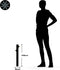 Liva bolderlamp- Tuinverlichting - Plug and Play- Laagspanning - Staande verlichting - Zwart