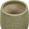 LIVADIA - Bloempot - Groen - 19 cm - Vezelklei