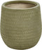 LIVADIA - Bloempot - Groen - 27 cm - Vezelklei