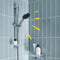 GROHE Vitalio Comfort 110 - Doucheset - Waterbesparend 3 straalsoorten - Chroom