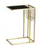 Livingfurn - Bijzettafel Djura Zwart Brass - Marmer - 30x45x65