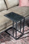 Livingfurn - Bijzettafel Sofatable Zwart - Marmer - 30x40x56