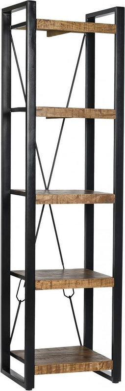 Livingfurn - Boekenkasten Nairobi 200cm - Mangohout