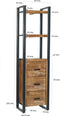 Livingfurn - Boekenkasten Nairobi - 3 laden - 200cm - Mangohout
