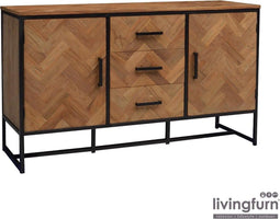 Livingfurn - Dressoir Accent 145cm - Teakhout