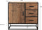 Livingfurn - Dressoir Dakota 85 cm - Riverwood