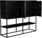 Livingfurn - Dressoir Kala 4 deurs - 160cm - Mangohout