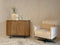 Livingfurn - Dressoir Noor Natural 115cm - Mangohout / Gecoat Staal