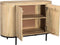 Livingfurn - Dressoir Noor Natural 115cm - Mangohout / Gecoat Staal