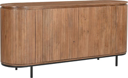 Livingfurn - Dressoir Noor Natural 170cm - Mangohout / Gecoat Staal