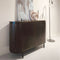 Livingfurn - Dressoir Noor Walnut 115cm - Mangohout / Gecoat Staal