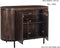 Livingfurn - Dressoir Noor Walnut 115cm - Mangohout / Gecoat Staal