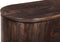 Livingfurn - Dressoir Noor Walnut 115cm - Mangohout / Gecoat Staal