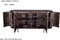 Livingfurn - Dressoir Noor Walnut 115cm - Mangohout / Gecoat Staal