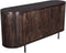 Livingfurn - Dressoir Noor Walnut 115cm - Mangohout / Gecoat Staal