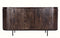 Livingfurn - Dressoir Noor Walnut 115cm - Mangohout / Gecoat Staal