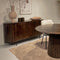 Livingfurn - Dressoir Noor Walnut 170cm - Mangohout / Gecoat Staal