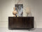 Livingfurn - Dressoir Noor Walnut 170cm - Mangohout / Gecoat Staal