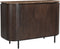 Livingfurn - Dressoir Nora Emperador 115cm - Mangohout - Gecoat Staal
