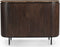 Livingfurn - Dressoir Nora Emperador 115cm - Mangohout - Gecoat Staal