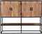 Livingfurn - Dressoir Sturdy 4 doors 160cm - Mangohout