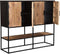 Livingfurn - Dressoir Sturdy 4 doors 160cm - Mangohout