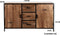 Livingfurn - Dressoir Sturdy 4 doors 160cm - Mangohout