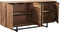 Livingfurn - Dressoir Valdez 180cm - Mangohout / Gecoat Staal