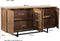 Livingfurn - Dressoir Valdez 180cm - Mangohout / Gecoat Staal