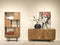 Livingfurn - Dressoir Valdez 180cm - Mangohout / Gecoat Staal