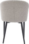 Livingfurn Eetkamerstoel Laura Bouclé Beige